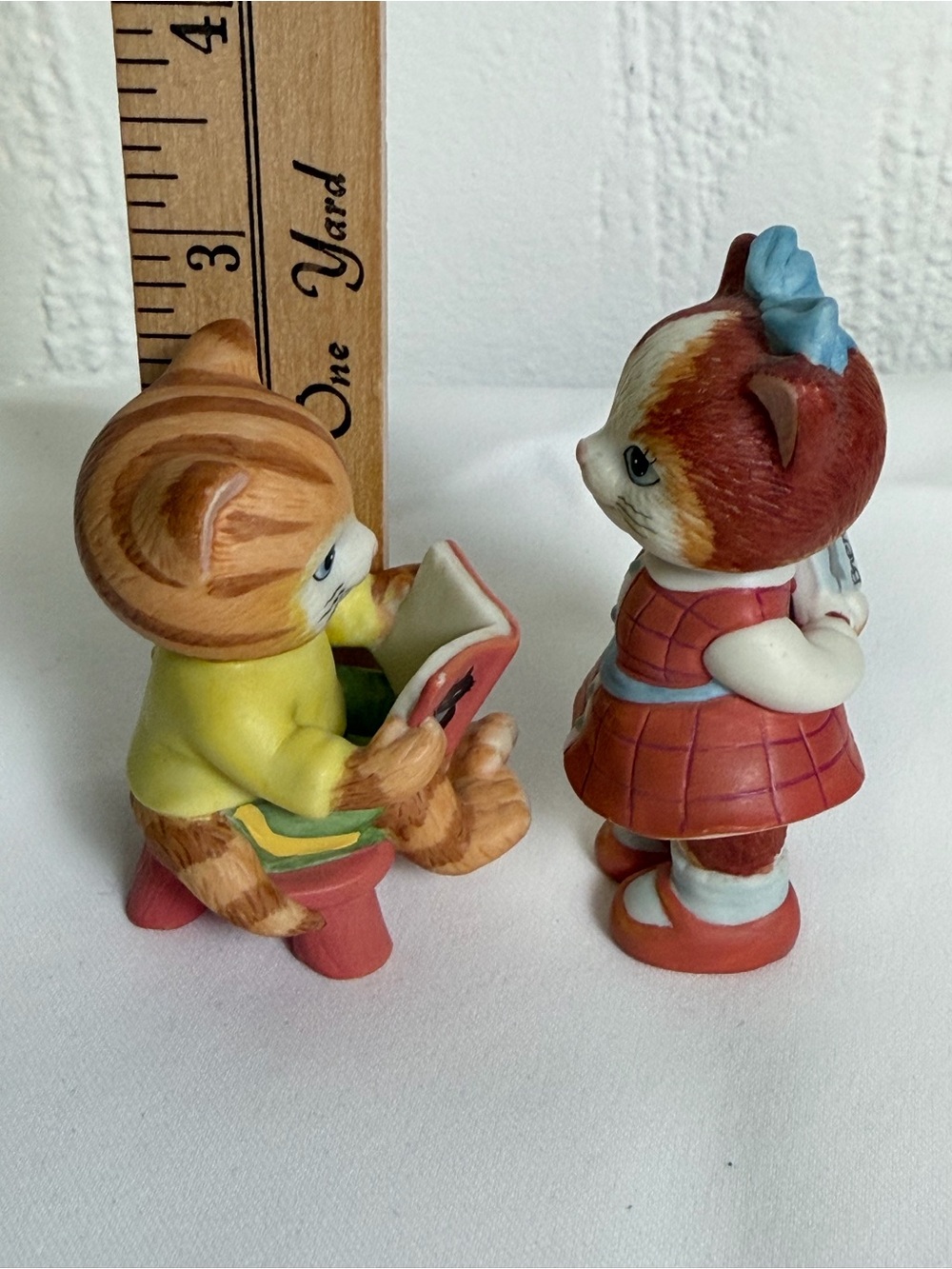 Bronson Collection Ceramic Cat Figurine Duo - vintage - Picture 15 of 16